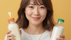 豆乳とアーモンドミルク、女性ホルモンへの効果は？妊活・更年期の違いを比較について解説します。